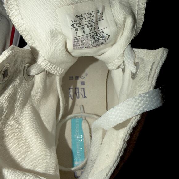 Converse Chuck Taylor All Star High Top White Canvas Sneakers Women’s 8 - Picture 8 of 8